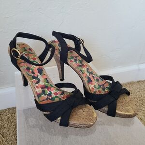 Fioni Cork Sandal Heel Size 7.5